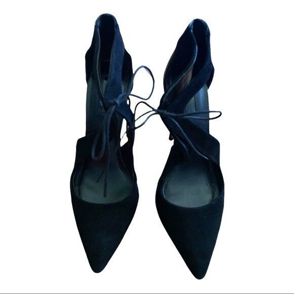 TOPSHOP Genie Lace-Up Pump Heel sz 38 / 7.5 - Picture 3 of 5